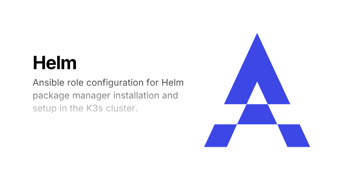 Helm – K3s Cluster | AXIVO
