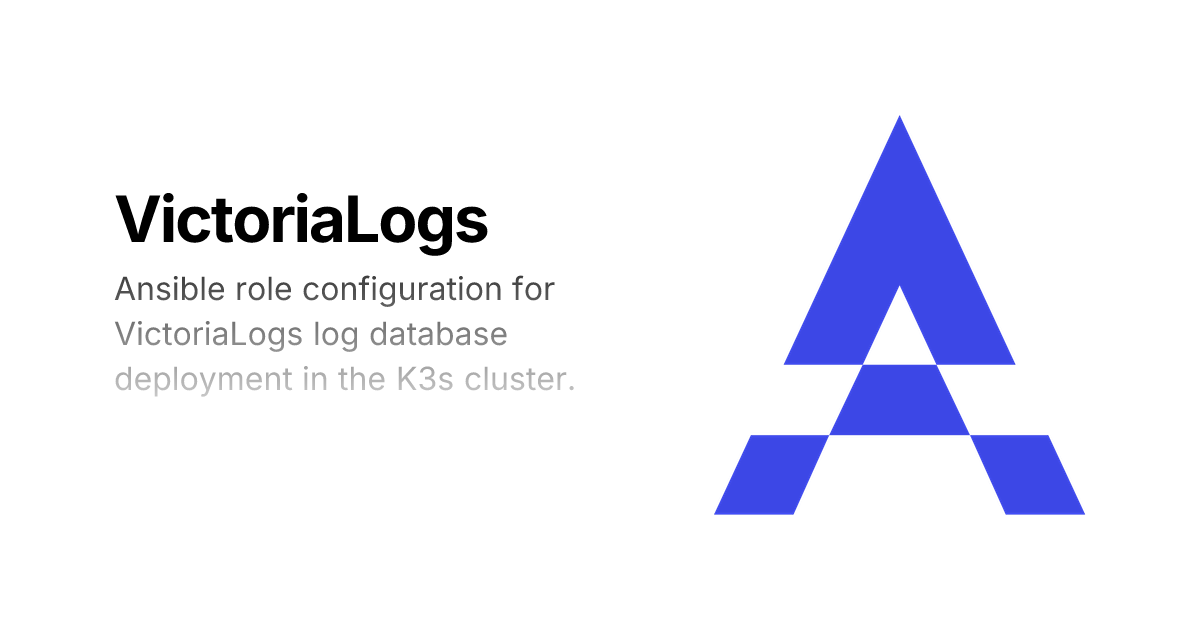VictoriaLogs – K3s Cluster | AXIVO